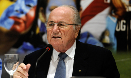 Joseph Blatter, president of the FIFA,