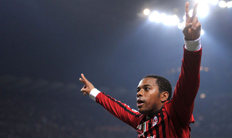AC Milan forward Robinho 
