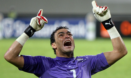 Egyptian goalkeeper Essam El-Hadary