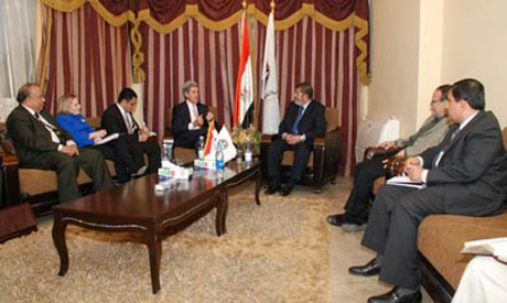 John Kerry met with President Morsi