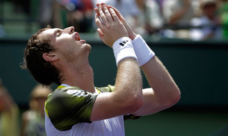 Andy Murray, of Britain,
