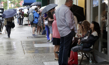 Customers line up for Cronuts NYC