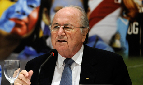 Joseph Blatter, president of the FIFA,
