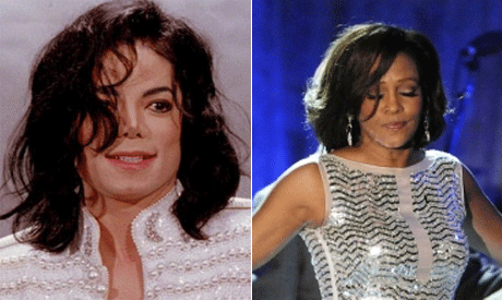 Michael Jackson, Whitney Houston