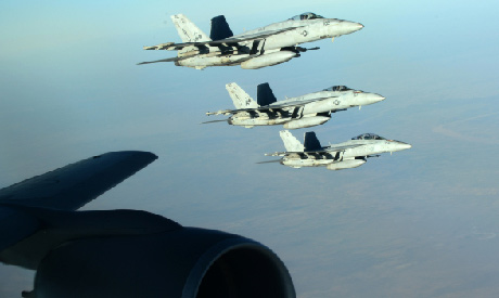 U.S. led coalition airstrikes 