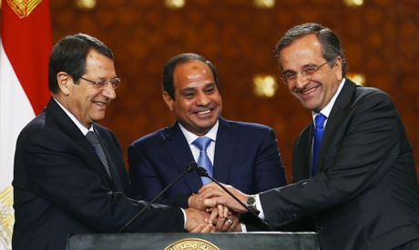 El-Sisi with Cyprus