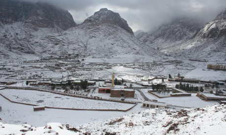Saint Catherine Mount during winter