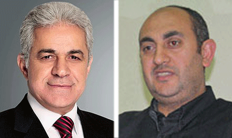 Presidential hopefuls Sabbahi and Ali 