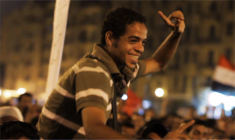 Egyptian activist Ahmed Hassan in Jehane Noujaim’s documentary 
