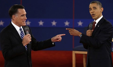 Obama, Romney 