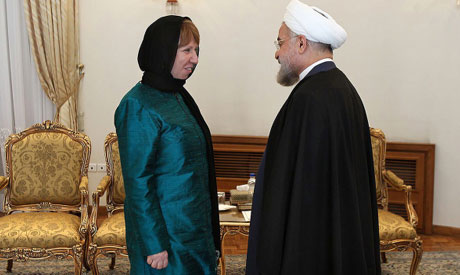 Ashton, Rouhani 