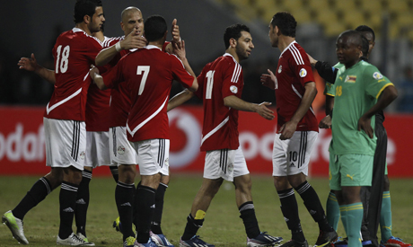 Egypt players 
