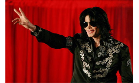 US popstar Michael Jackson addresses a press conference at the O2 arena in London, on March 5, 2009.