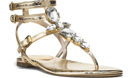 Michael Kors jewele encrusted sandals