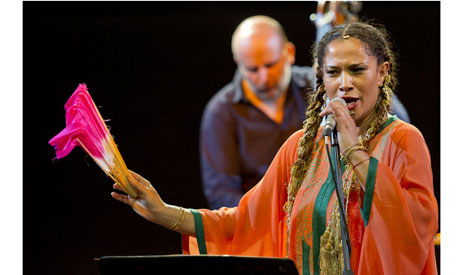 Ghalia Ben Ali performs in Cairo