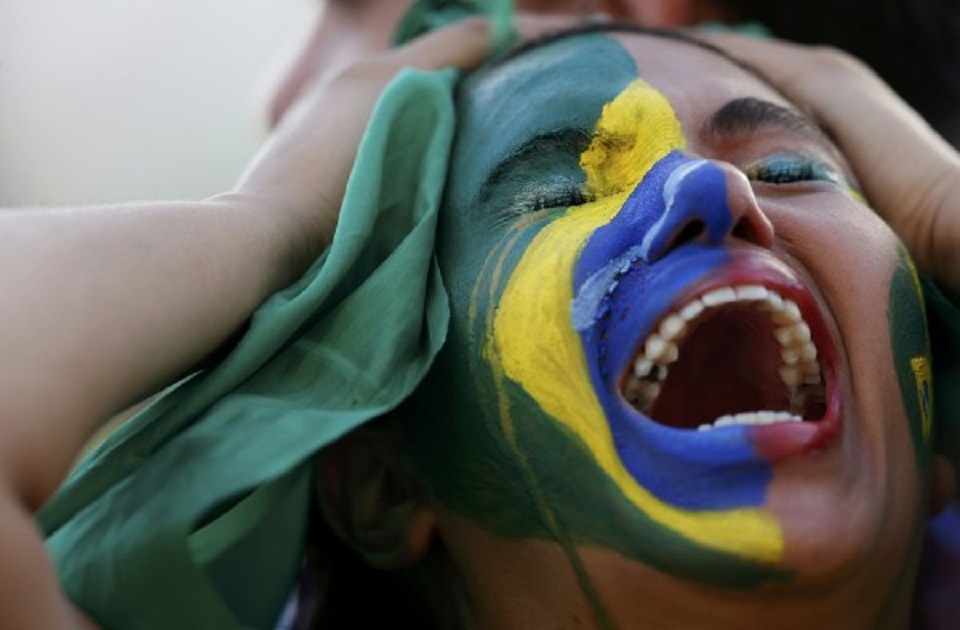Photo Gallery Brazil Fans In Tears After Germany S Defeat Multimedia Ahram Online