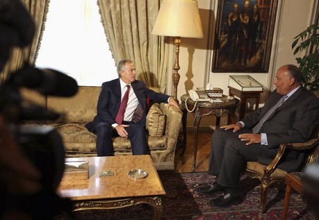 Shoukry with Blair
