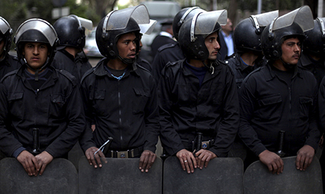 Egyptian riot police 