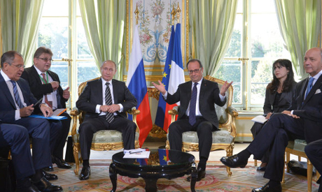 Putin, Hollande