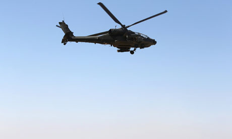 Egyptian military helicopter 