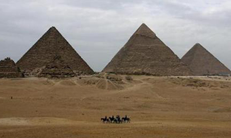 Giza pyramids	(Reuters)