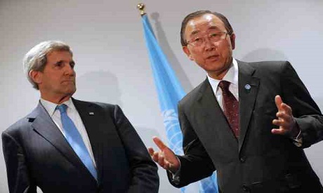 Ban Ki-Moon & Kerry