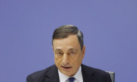 President of European Central Bank Mario Draghi 