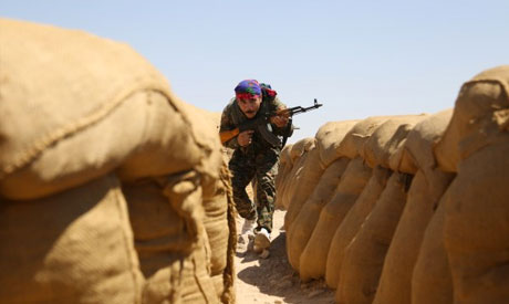  fighter from the Kurdish People Protection Unit in Syria