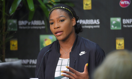 Serena Williams of the U.S.  