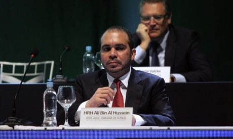 FIFA Vice President Prince Ali bin al-Hussein