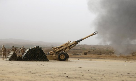 Saudi army toops in Yemen