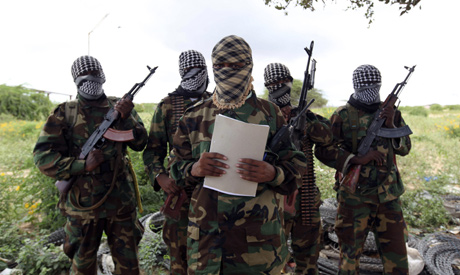 Al Shabaab fighters in Somalia 