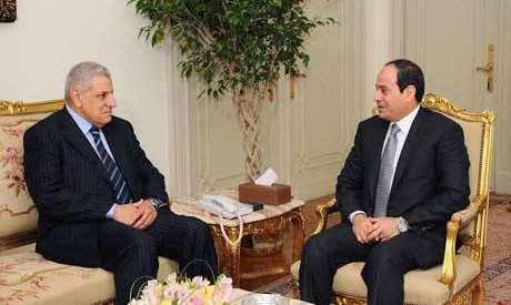 Sisi and PM Mahlab