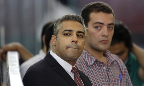 Canadian Al-Jazeera English journalist Mohammed Fahmy and his Egyptian colleague Baher Mohammed