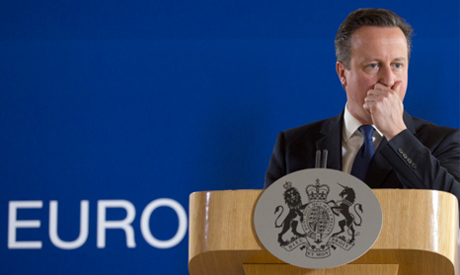 British Prime Minister David Cameron 