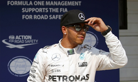 Mercedes Formula One driver Lewis Hamilton 