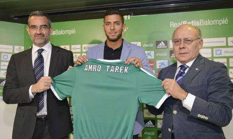Egyptian defender Amro Tarek 