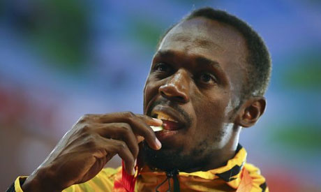 Usain Bolt of Jamaica 
