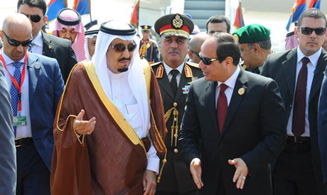 Saudi King Salman - Abdel Fattah al-Sisi