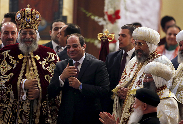PHOTO GALLERY: Egypt President Sisi attends Coptic Christmas mass in Cairo	
