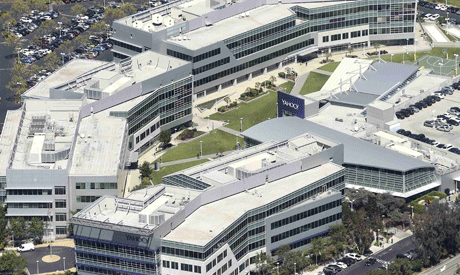 The Yahoo campus is shown in an aerial photo in Sunnyvale, California, U.S. April 6, 2016. (Reuters)