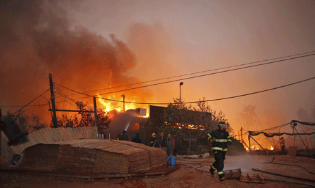 Fire in israeli