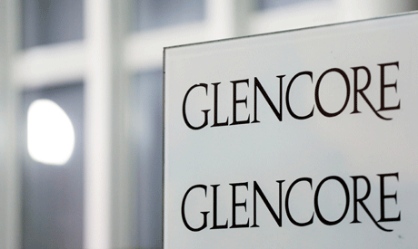 The logo of Glencore 