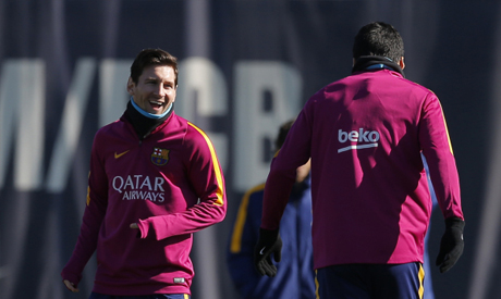 Messi and Suarez 