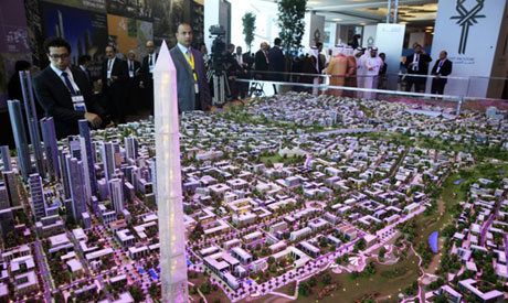 A model of a planned new capital for Egypt (Reuters)