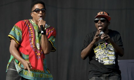 Q-Tip, left, and Phife Dawg