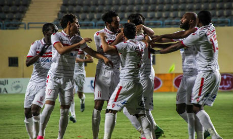 Zamalek players (Al-Ahram)