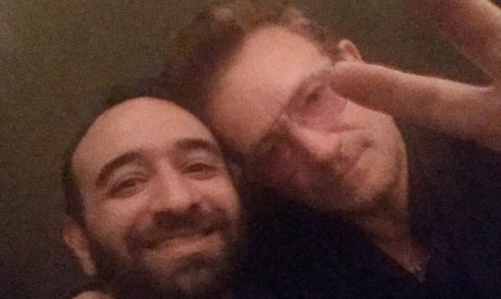 Bono and Amr Salama
