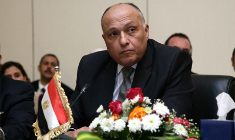 Egyptian Foreign Minister Sameh Shoukri 