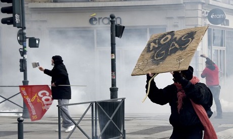 French Protester